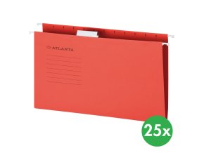 zavesne desky a4 cervene 25 ks 115474