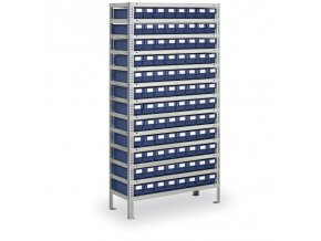regal s plastovymi boxy max 2000 x 500 x 1000 mm 96x box c 560