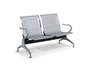 kovova lavice do cekaren strong 2 sedak stribrna 105710