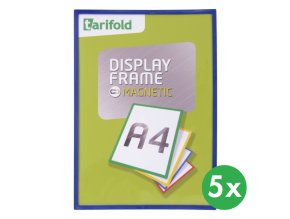 Magnetický rámeček A4 (5 ks), modrá