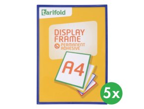 Samolepící rámeček A4 (5 ks), modrá