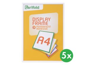 Samolepící rámeček A4 (5 ks), bílá