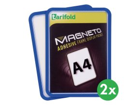 Samolepící kapsa A4 (2ks), nepermanentní, modrá