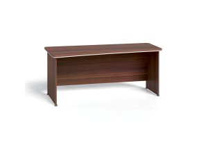 Rohový kancelářský psací stůl ARRISTO LUX, 180x90 cm, levý, ořech