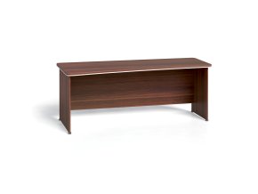 Rohový kancelářský psací stůl ARRISTO LUX, 200x90 cm, levý, ořech