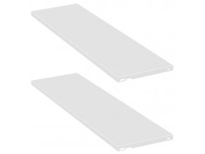 Kovová police pro ELEMENT SYSTEM, 800 x 250 mm, bílá, balení 2 ks