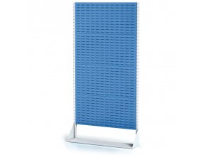 Perforovaný stojan s panely na boxy, 4 patra, základní pole