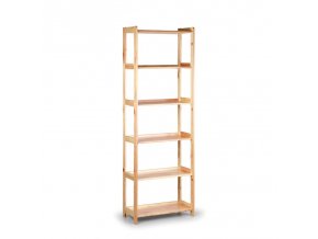 dreveny regal 6 polic 2040 x 680 x 335 mm 7771