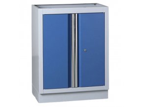Dílenská policová skříňka spodní k pracovní desce EXPERT, 1 police, 680 x 455 x 910 mm