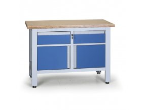 pracovni stul do dilny expert 2 zasuvky 2 skrinky 1200 x 600 x 860 900 mm 8242