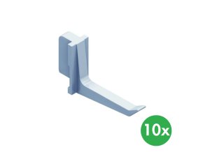 Plastový hák pro perforované panely ELEMENT SYSTEM, 10 ks
