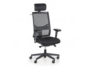 Kancelářská židle OMNIA s opěrkou hlavy, černá