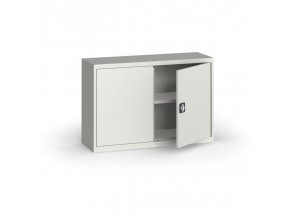plechova policova skrin na naradi kovona 800 x 1200 x 400 mm 1 police seda seda 12824