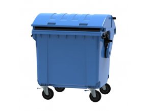 Plastový kontejner na třídění odpadu CLE 1100, modrý