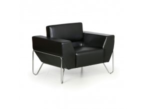 kozene kreslo spider cerna 12645