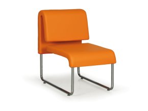 kozene kreslo do cekaren sofa public oranzova 106680
