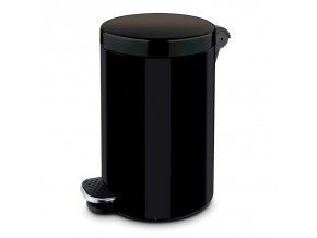 Nášlapný odpadkový koš 5 L, lakovaný černý