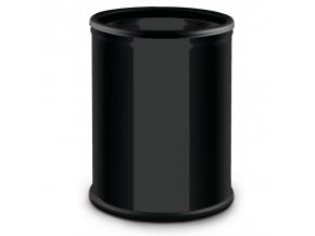Kancelářský odpadkový koš 7 L, lakovaný černý