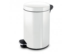 naslapny odpadkovy kos 20 l lakovany bily 13000