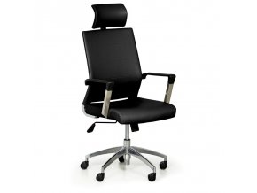 kozene kancelarske kreslo elite cerna 13148