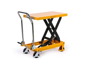 pojezdovy hydraulicky zvedaci stul tfl nosnost 500 kg zdvih 880 mm 98377