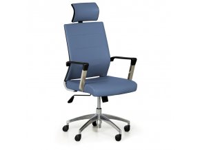 kozene kancelarske kreslo elite modra 13147
