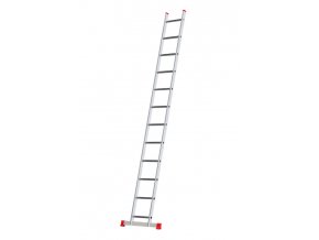Hliníkový jednodílný opěrný žebřík VENBOS HOBBY, 12 příček, 3,3 m