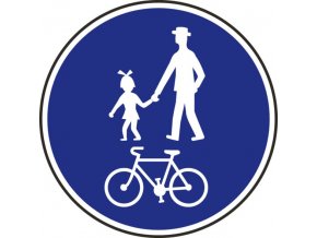 Dopravní značka – Stezka pro chodce a cyklisty
