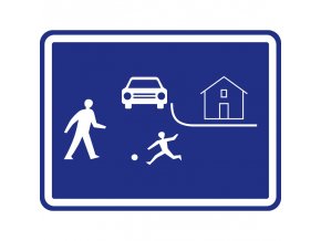 Dopravní značka – Obytná zóna