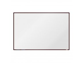bila magneticka popisovaci tabule boardok 1800 x 1200 mm hnedy ram 14842