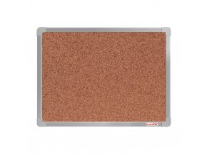 korkova nastenka boardok v hlinikovem ramu 600 x 450 mm eloxovany ram 14848