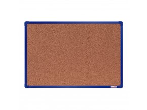 korkova nastenka boardok v hlinikovem ramu 600 x 900 mm modry ram 14854