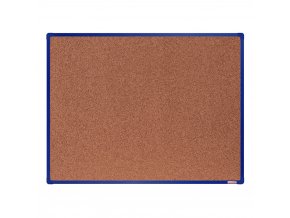 korkova nastenka boardok v hlinikovem ramu 1200 x 900 mm modry ram 14859