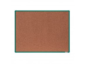 korkova nastenka boardok v hlinikovem ramu 1200 x 900 mm zeleny ram 14861