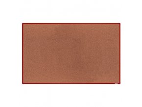 Korková nástěnka boardOK v hliníkovém rámu, 2000 x 1200 mm, červený rám