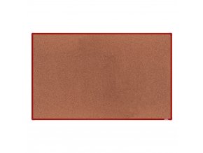 Korková nástěnka boardOK v hliníkovém rámu, 2000 x 1200 mm, červený rám