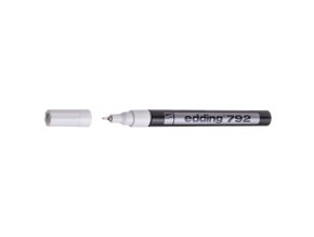 permanentni popisovac pro magneticke pasky edding kulaty hrot bily 116191