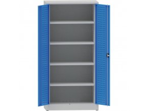 dilenska kovova skrin na naradi kovona 4 police svarovana nosnost 50 kg 950 x 500 x 1950 mm 24083