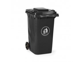 plastova popelnice na trideny odpad 240 litru tmave seda 16343