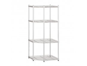 rohovy drateny regal 1500 x 680 x 680mm 4 police 10519