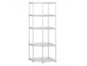 rohovy drateny regal 1800 x 680 x 680mm 5 polic 10520
