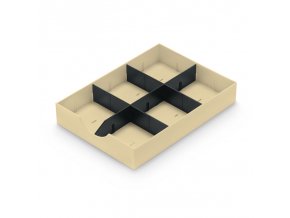 Zásuvky do třídících boxů, pastelově žlutá