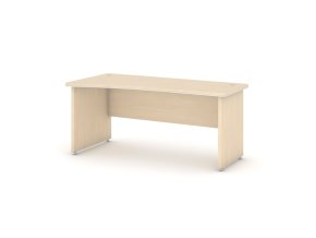 Rohový kancelářský psací stůl ARRISTO LUX, 180x90 cm, levý, bříza
