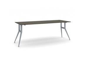 Jednací kancelářský stůl WIDE, 220x80 cm, wenge