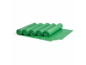 pytle na odpad 120 litru 700 x 1100 mm ldpe 60 mikronu 200 ks zeleny 144585
