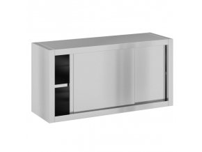 zavesna nerezova skrin s posuvnymi dvermi 1200 x 400 x 600 mm 23061
