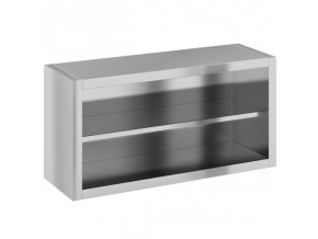 zavesna nerezova skrin otevrena 1200 x 400 x 600 mm 23064
