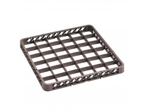 Nástavec pro koše na sklo, 500 x 500 x 45 mm, 36 segmentů, 75 x 75 mm