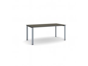 Jednací stůl INFINITY se šedostříbrnou podnoží 1800 x 900 x 750 mm, wenge