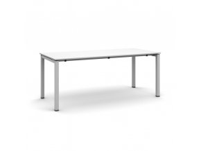 Jednací stůl AIR, deska 1800 x 800 mm, bílá